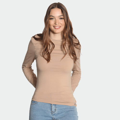 Polera Manga Larga Shoulder Off