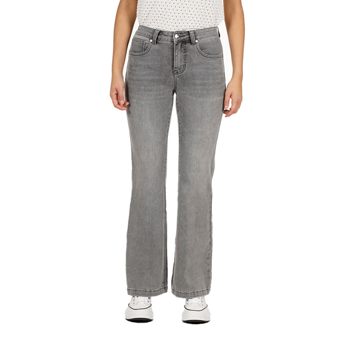 Jeans Britney Pfit Light Gray Desgaste en Bolsillos y Basta