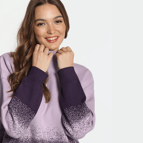 Tejido Lose Fit Lurex Efecto Degradado