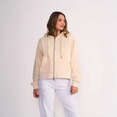 Polerón Hoodie Full Zipper Parche Frontal