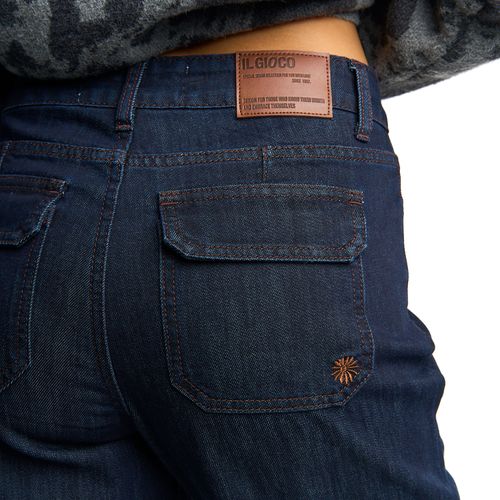 Jeans Il Gioco Cargo Raw Detalle Bragueta Y Basta