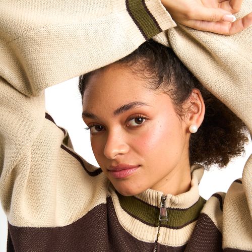 Sweater Loose Fit Full Zipper