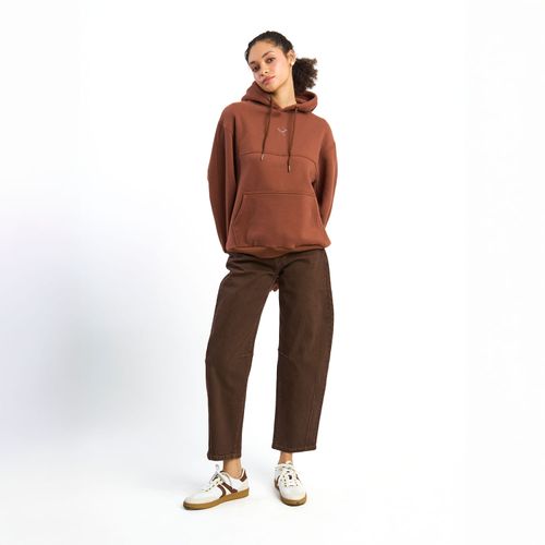 Pantalón Il Gioco Barrel Pinzas Café Deep