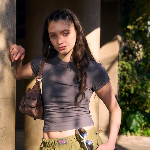 Polera Manga Corta Essentials Garment Dye