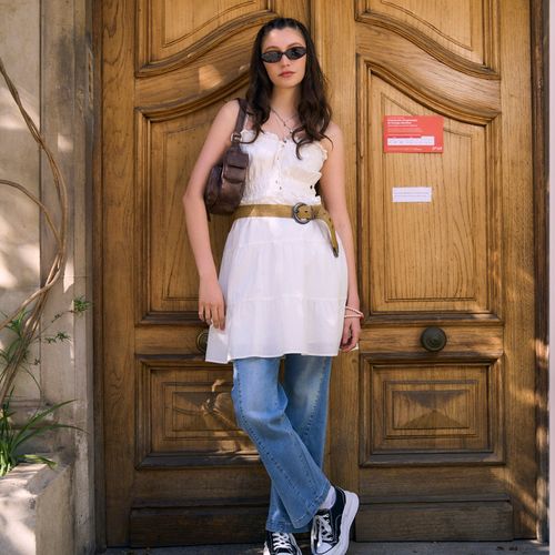 Vestido Midi Sin Mangas Pure Nature